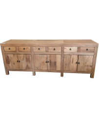 Elm Buffet (6 Drawer 6 Door)