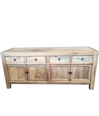 Reclaimed Elm Shanxi Low Buffet