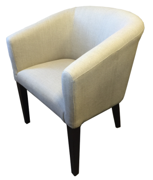 Plain Linen Tub Chair