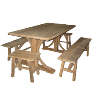 Reclaimed Elm Dinning Table