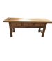 Reclaimed Elm Low Table (3 drawer)