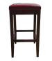 Leather Bar Stool (red or brown)