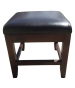 Leather Low Stool (red or brown)