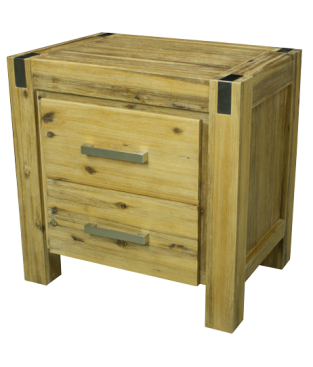 Acacia 2 Drawer Bedside